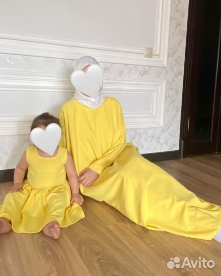 Платье мама и дочка