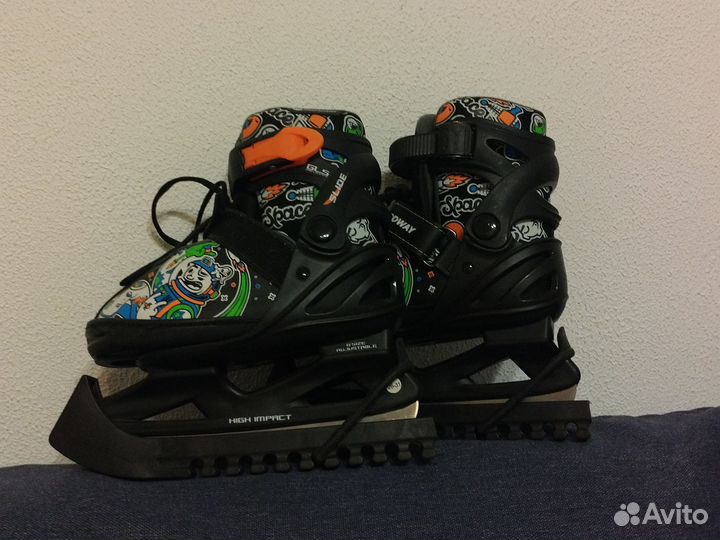 Коньки детские раздвижные 26-31