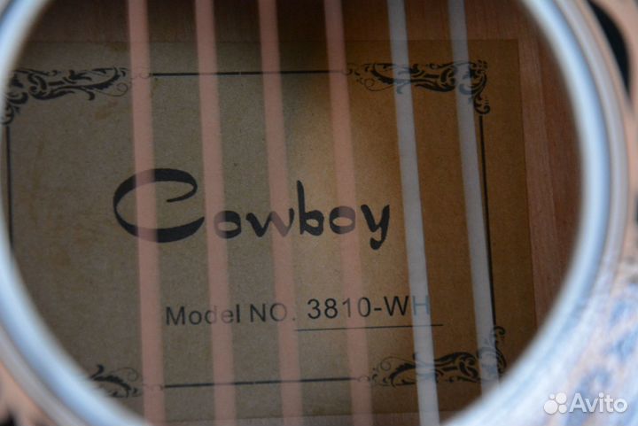 Гитара акустическая Cowboy 38C WH