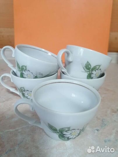 Кофейные чашки ГДР(kahla)цена за 5шт