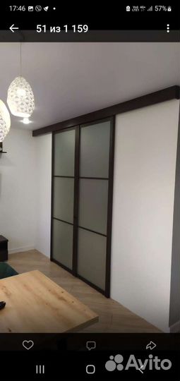 Раздвижные межкомнатные перегородки