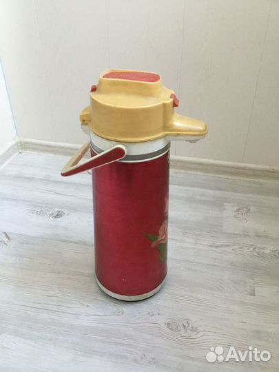 Пневмотермос СССР термос помповый 3,2 литра