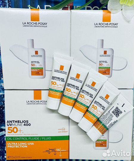 La roche posay 5 шт. Набор флюид для лица и глаз