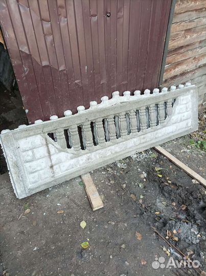 Бетонный еврозабор