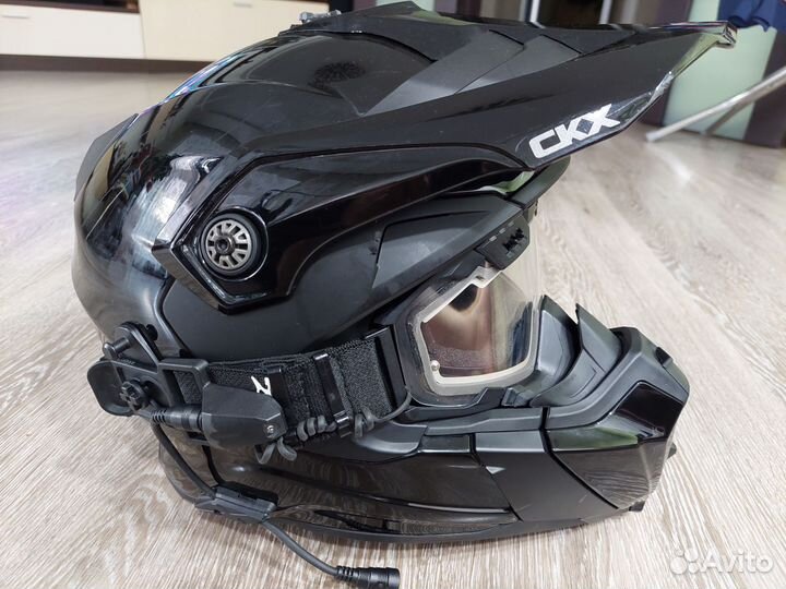 Шлем для снегохода с подогревом CKX titan