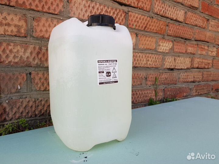 Перекись 37 медицинская, 11,4 кг. Технохимия