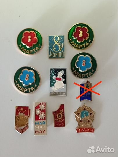 Значки СССР праздники, Мультперсонажи