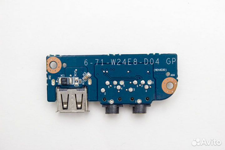 USB плата (2 USB + 2 Audio Jack 3.5) 6-71-W24E8-D0