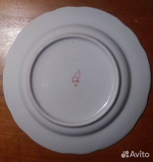 Тарелки фарфор Дулево