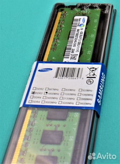 DDR3 4 GB 1600MHz samsung 2Rx8 для пк dimm