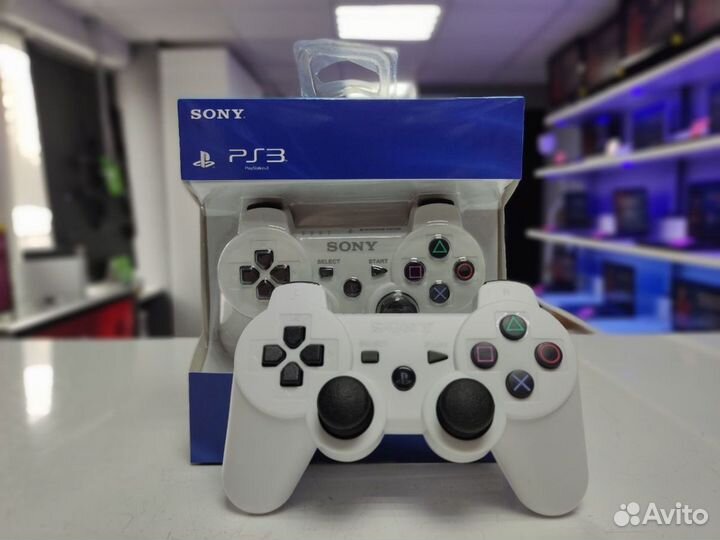 Геймпад PlayStation 3 (белый/беспроводной)