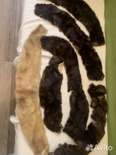 Меховой воротник норка
