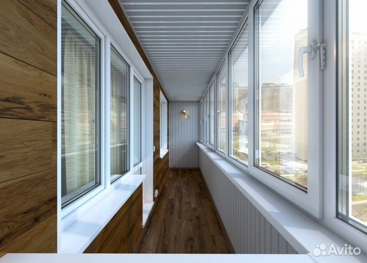 Остекление балконов и лоджий. Окна пвх