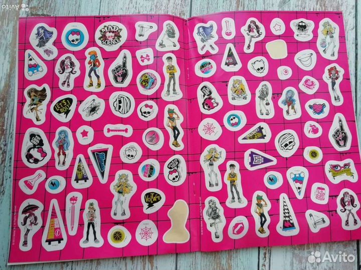 Коллекция наклеек Monster high