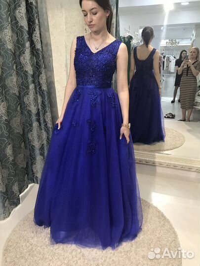 Пышное выпускное платье