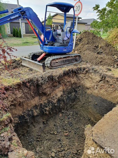 Услуги экскаватора мини