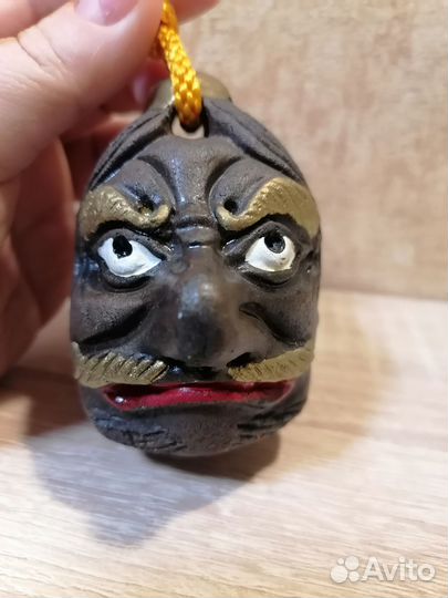 Демон Тэнгу декоративный колокольчик Япония