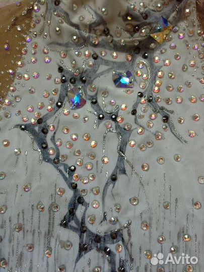 Купальник для художественной гимнастики. рост 140