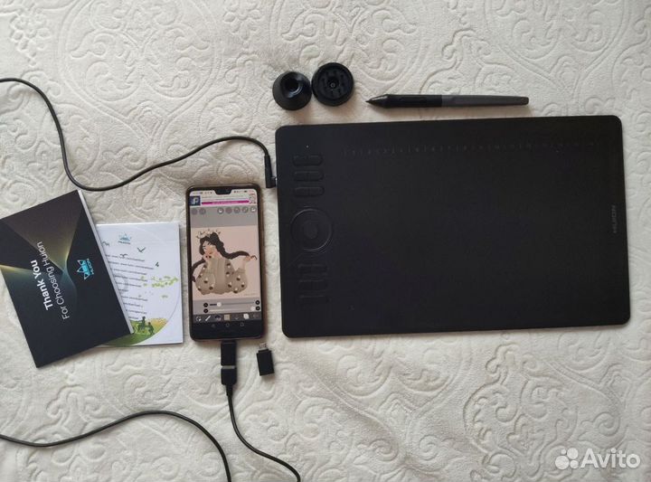Графический планшет Huion HS610