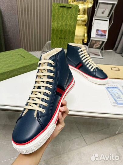 Кеды мужские зимние gucci