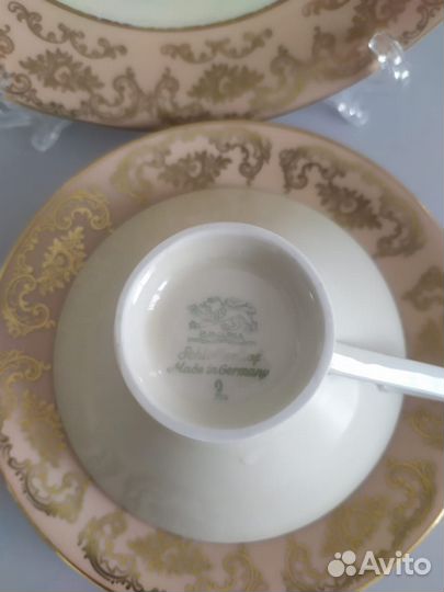 Чайное трио, баварский фарфор