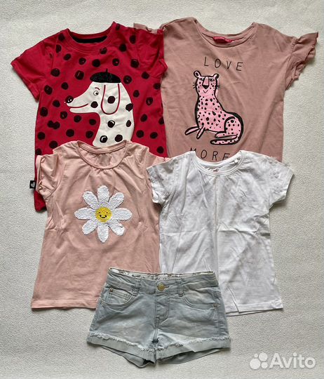 Пакет одежды для девочки, р-р 122