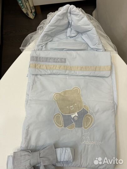 Конверт одеяло на выписку Choupette