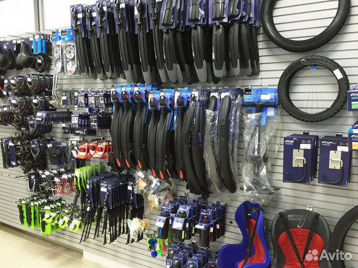 Велосипеды, самокаты, аксессуары, запчасти, ремонт