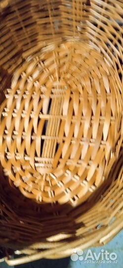 Корзина плетеная большая