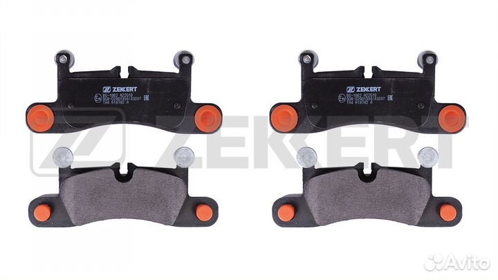 Колодки торм. диск. задн. Porsche 911 11- Boxster