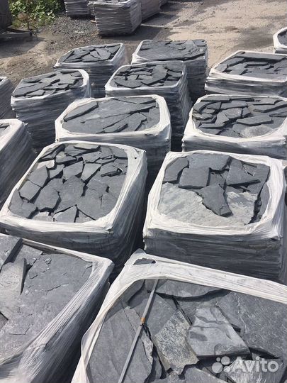 Cланец плитняк черный