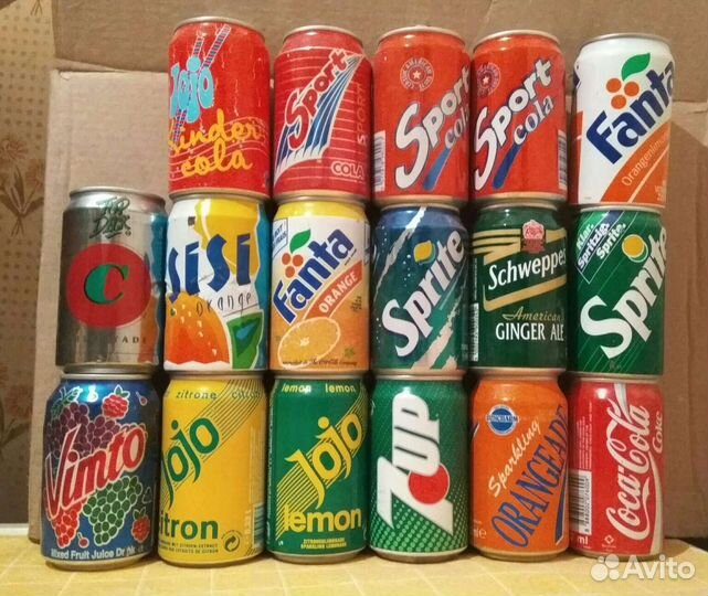 Банки от пива и соков из 90х