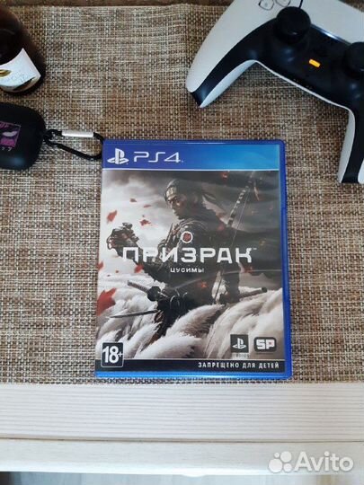 Диск на ps4 Призрак цусимы