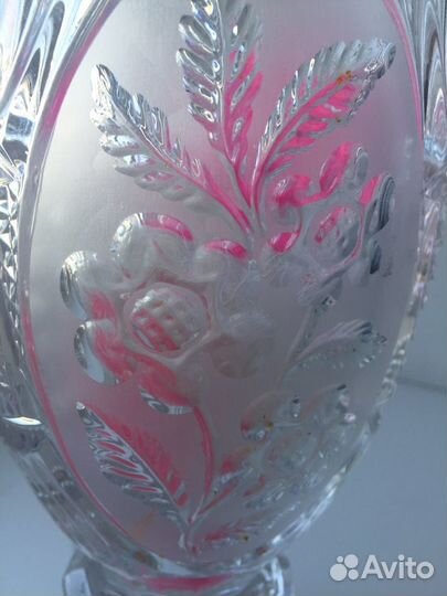 Хрустальная ваза Чехия