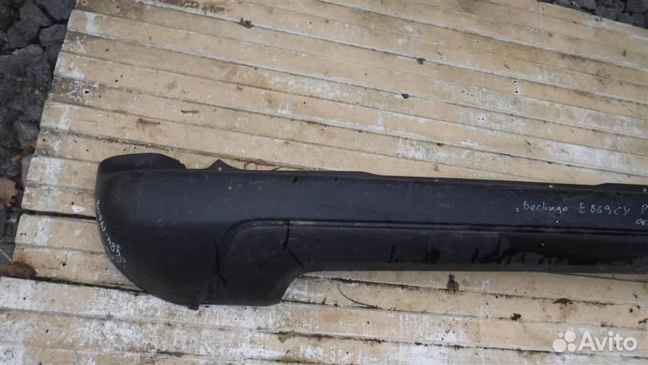 Бампер задний Citroen Berlingo II 2008-2018