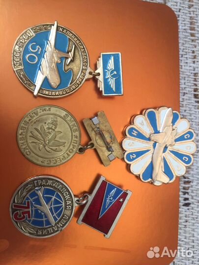 Значки авиация