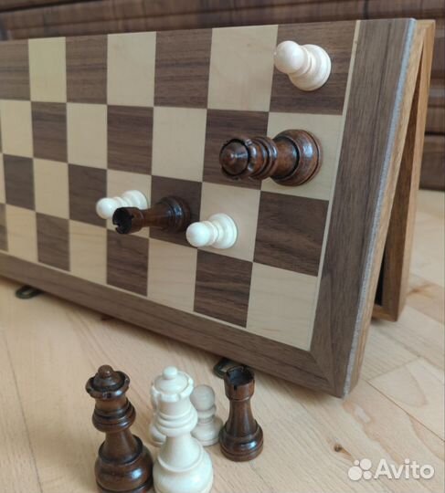Шахматы деревянные магнитные 39см*39см