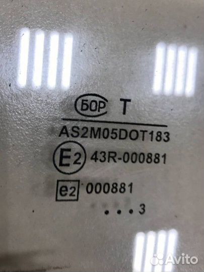 Стекло двери передней правой газ 2410, газ 3110
