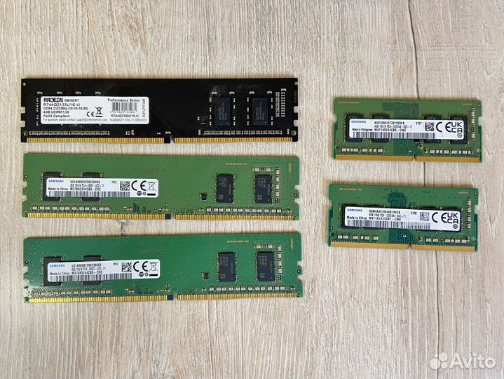 Оперативная память DDR4 4Gb 8Gb