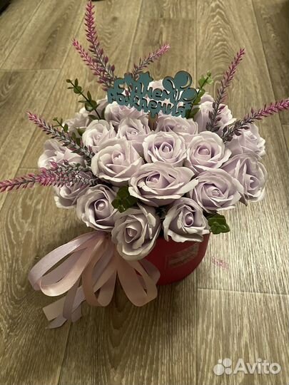 Букет цветов из мыла