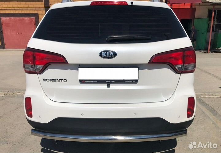 KIA Sorento 2013 Защита заднего бампера