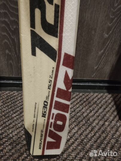 Горные лыжи volkl 724