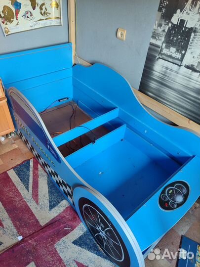 Детская кровать машина бу