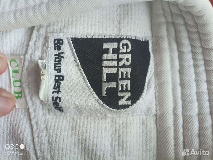 Кимоно для дзюдо Green hill club 140