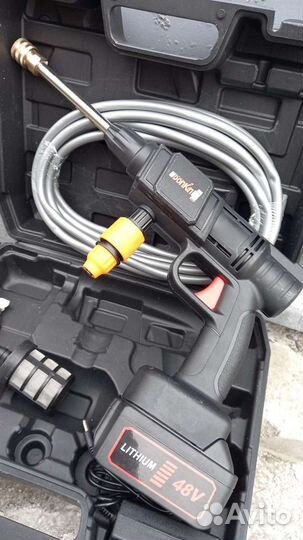 Аккумуляторная автомойка,мойка портативная