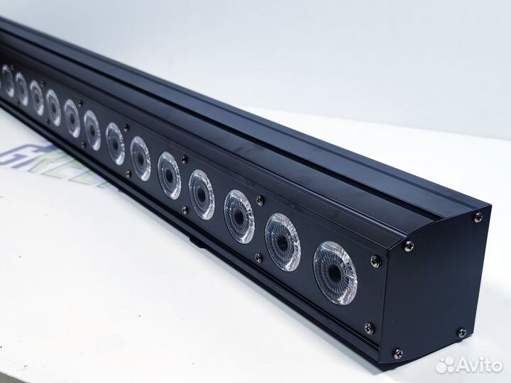 LED bar 18x15 rgbwA пиксельные в кофре, линзы 40мм