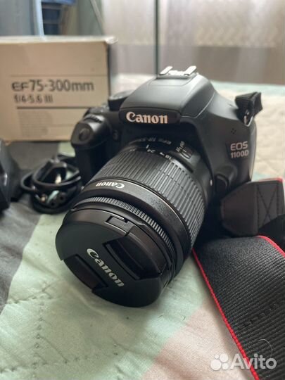 Зеркальный фотоаппарат canon eos 1100d