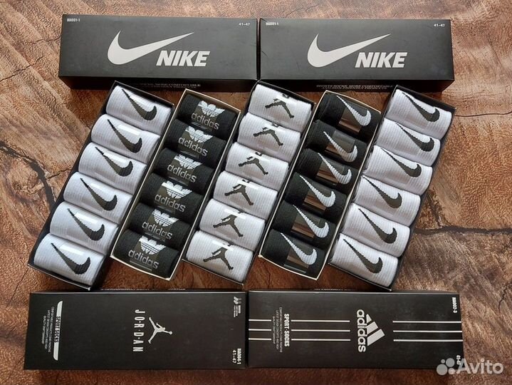 Носки Nike Reebok Lacoste Jordan