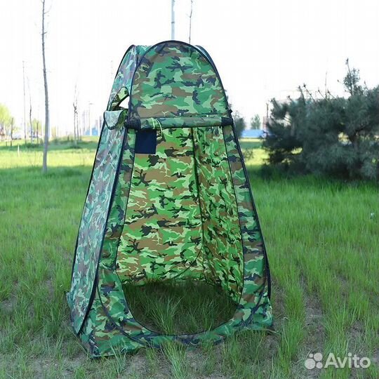 Автоматическая походная палатка душ-туалет (камуфл