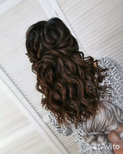 Вечерние и свадебные причёски, макияж